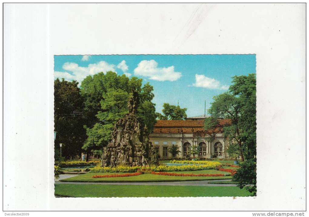 BT11057 Erlangen Ugenottenbrunnen Mit Orangerie   2 Scans - Erlangen