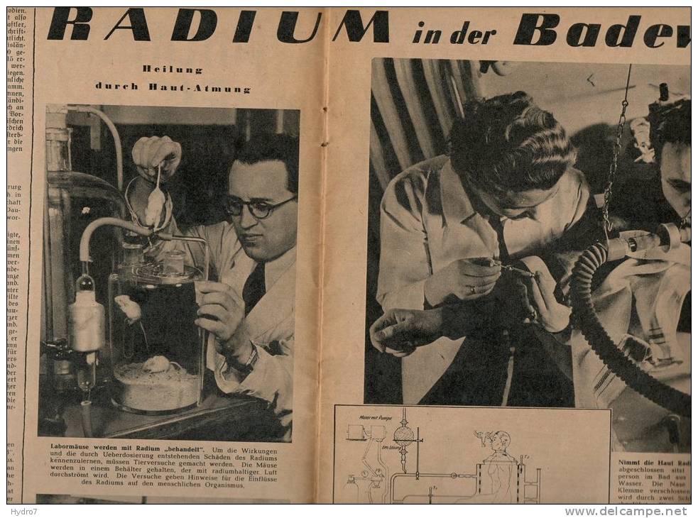 Nazi Germany 1941 Magazine The War In Russia. Radium Bath. Journal Zeitung - 1939-45