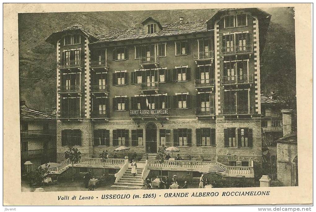 PIEMONTE - USSEGLIO  (Torino) - Valli Di Lanzo - Grande Albergo Rocciamelone (1904) - Bares, Hoteles Y Restaurantes