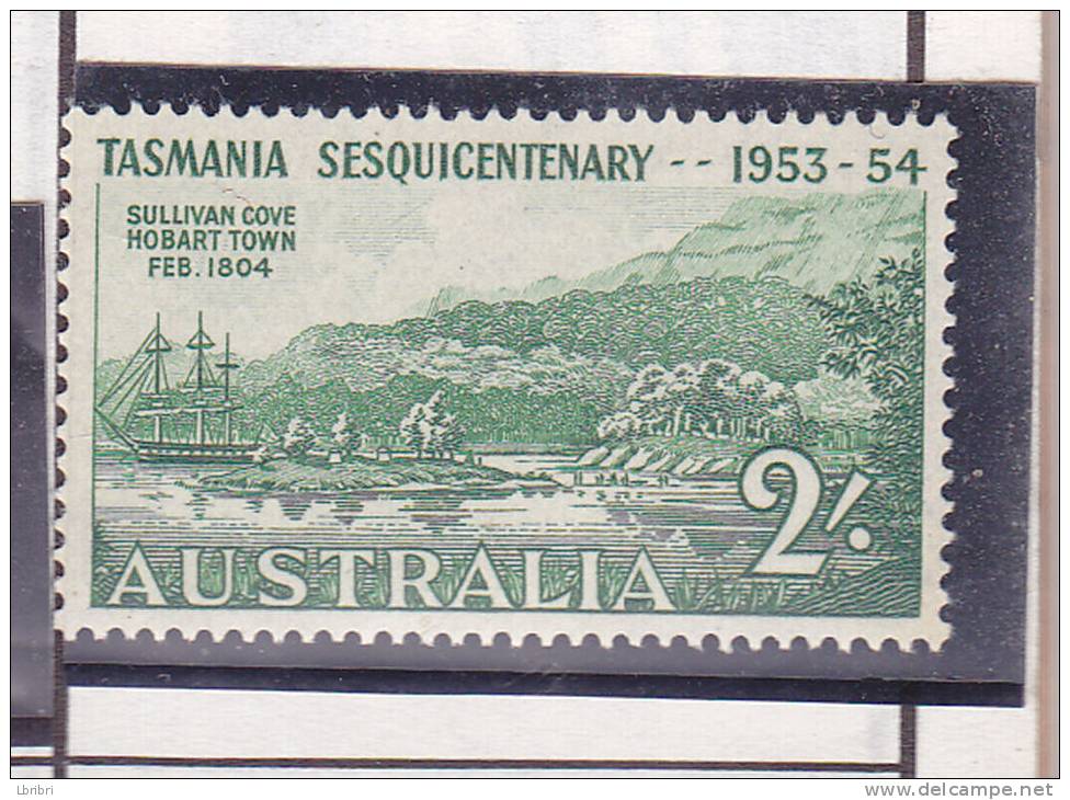 AUSTRALIE N° 205 2S VERT VUE DE L'ANSE SULLIVAN HOBART NEUF SANS CHARNIERE - Mint Stamps