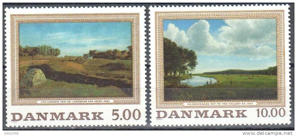 Denmark 1992 - Art  Painting Gemalde -  Mi.1044-1045 - MNH (**) - Ungebraucht