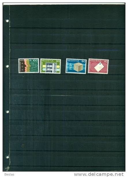 SUISSE TIMBRES DE SRVICE U.P.U. 4 VAL NEUFS - Officials