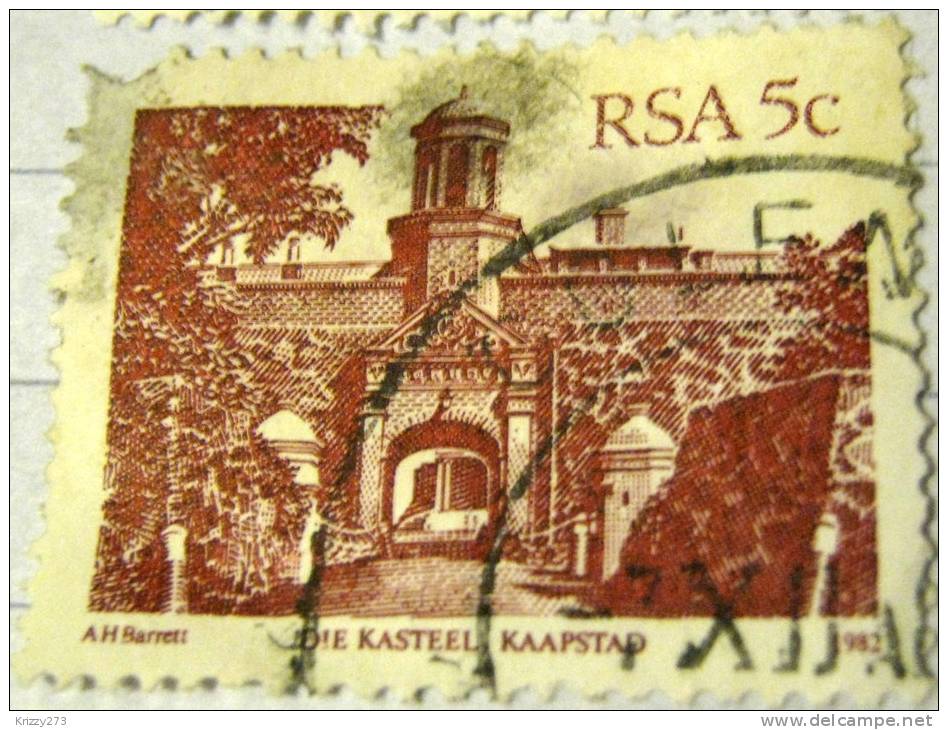 South Africa 1982 Die Kasteel Kaapstad 5c - Used - Gebraucht