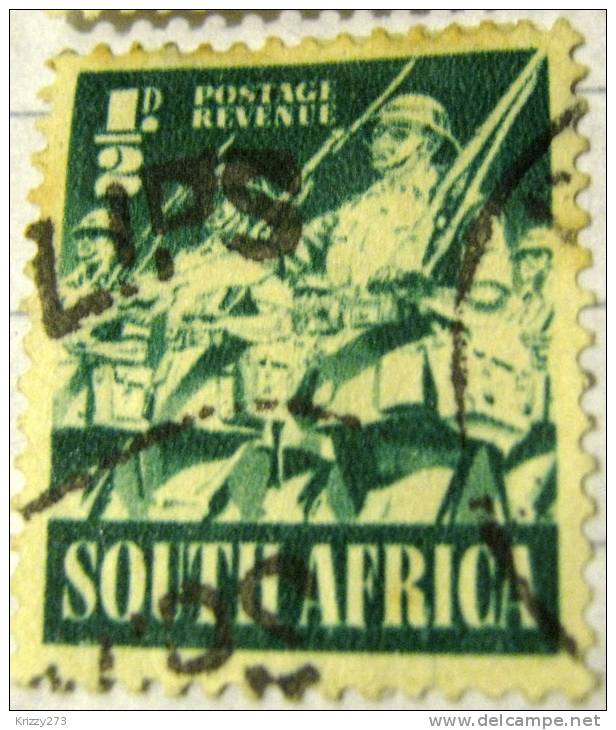 South Africa 1941 Infantry 0.5d - Used - Used Stamps