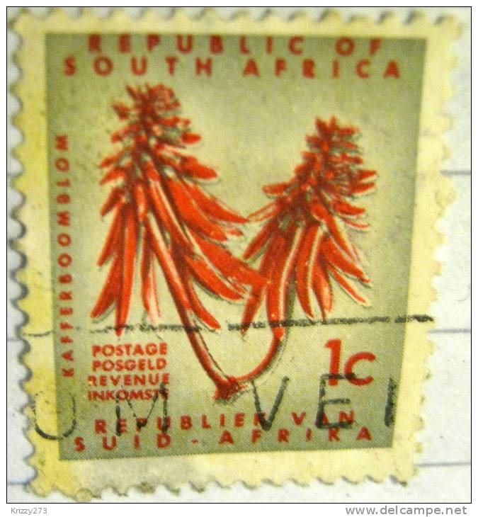 South Africa 1961 Kafferboom 1c - Used - Used Stamps