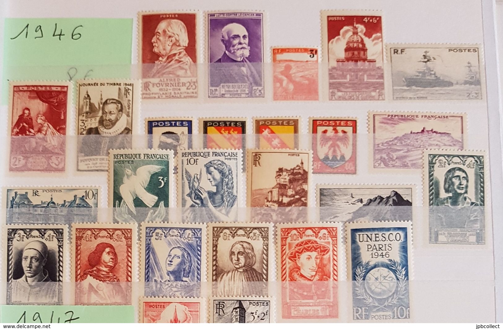 Timbres De France Neufs ** Année 1946 Remise 50% + 20% - 1940-1949