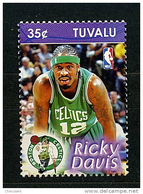 Tuvalu ** N° 1086 - Basket-ball. NBA. Ricky Davis, Joueur - Tuvalu (fr. Elliceinseln)