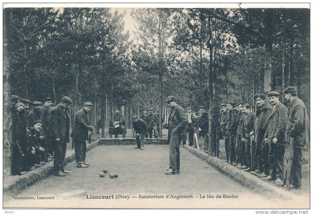 LIANCOURT - Sanatorium D´Angicourt - Le Jeu De Boules - Liancourt