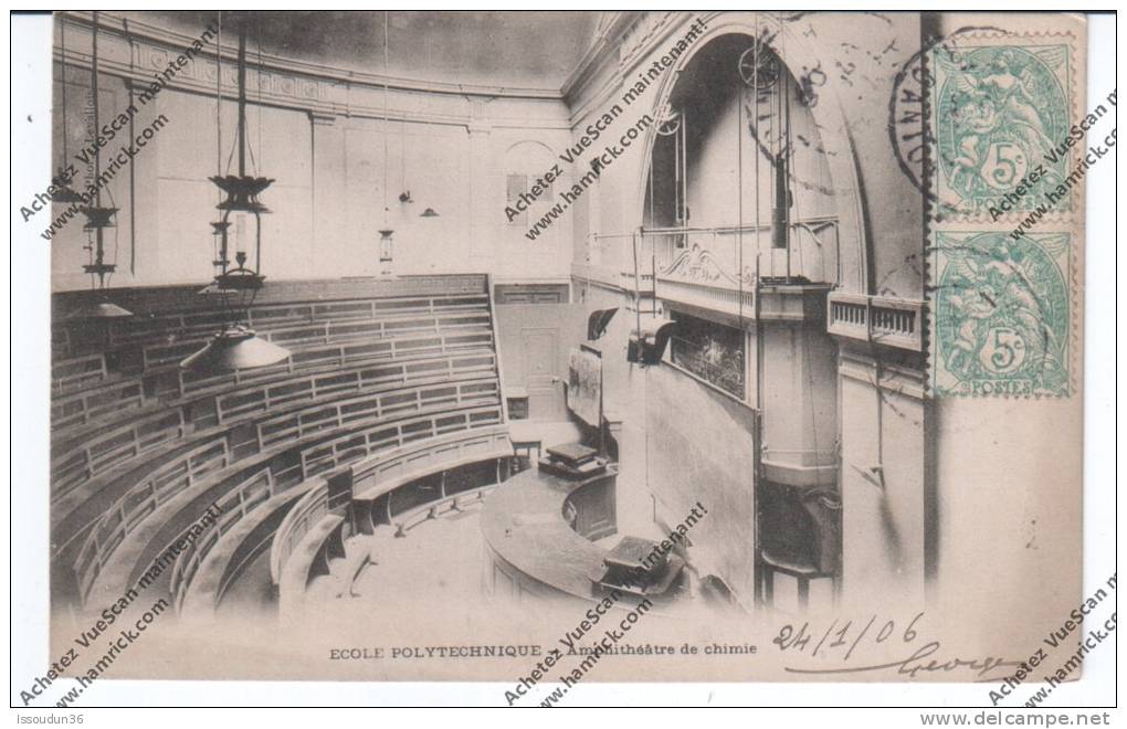 Paris   Ecole Polytechnique - Amphithéâtre De Chimie - Enseignement, Ecoles Et Universités