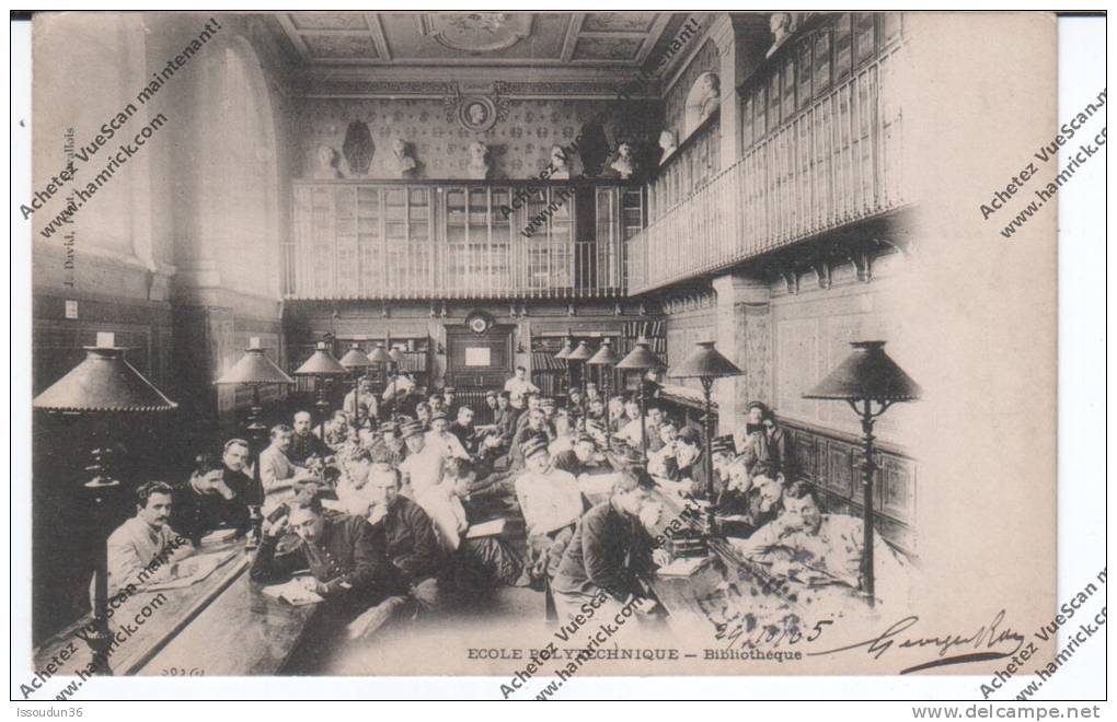 Paris   Ecole Polytechnique -Bibliothèque - Enseignement, Ecoles Et Universités