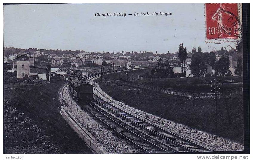 CHAVILLE LELIZY LE TRAIN - Velizy