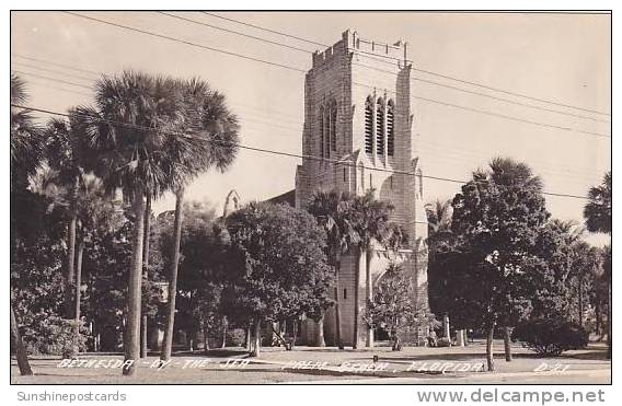 Florida Palm Beach Bethesda By The Sea Real Photo RPPC - Palm Beach