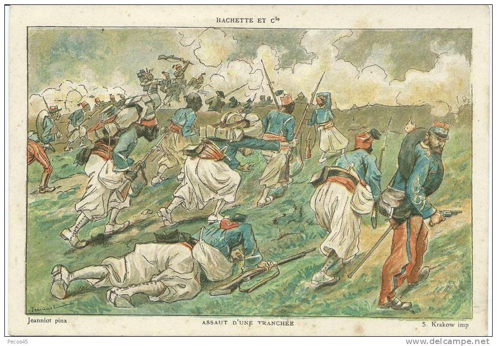Image Hachette : Assaut D'une Tranchée (1914/18 ?) - Geschichte