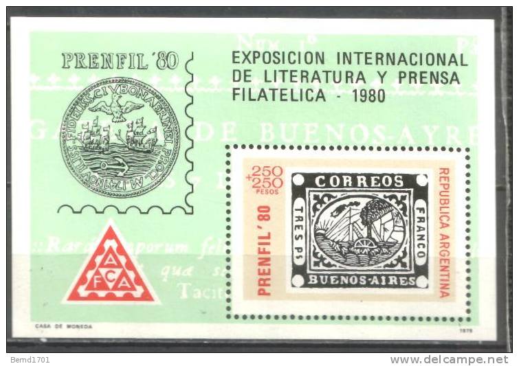 Argentinien / Argentina  - Mi-Nr Block 22 Postfrisch / MNH ** (n086) - Neufs