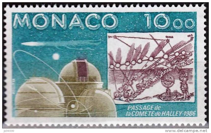 MONACO Yvert 1536 (comete De Halley )Neuf Sans Charniere. Mnh - Andere & Zonder Classificatie