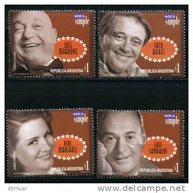 AR1211. ARGENTINA / ARGENTINE (1999) - Correo Privado / Private Post OCA Simple - Marrone, Bores, Marshall, Sandrini - Unused Stamps