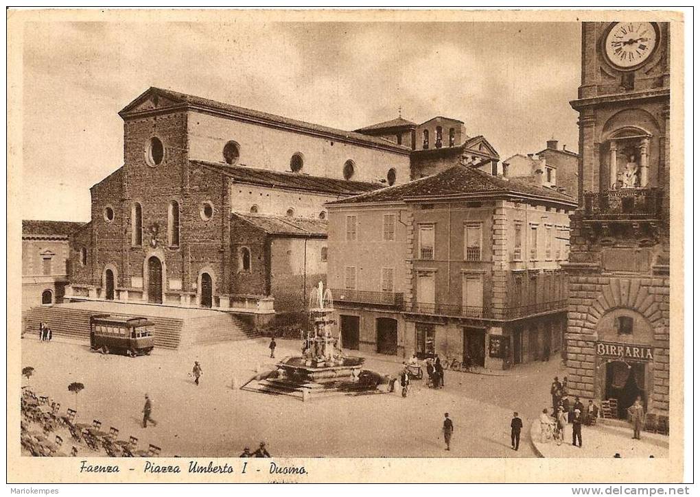 FAENZA  -  Piazza Umberto I - Duomo - Faenza