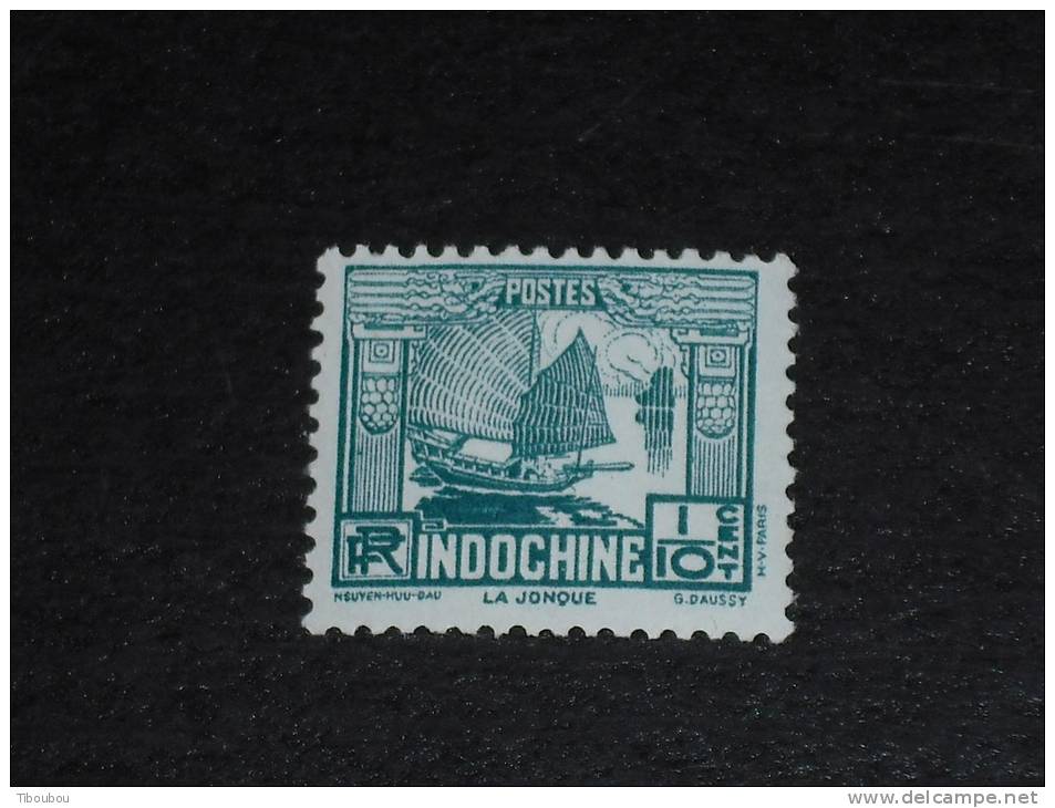 INDOCHINE YT 150 ** - JONQUE NAVIRE BARQUE BATEAU - - Unused Stamps