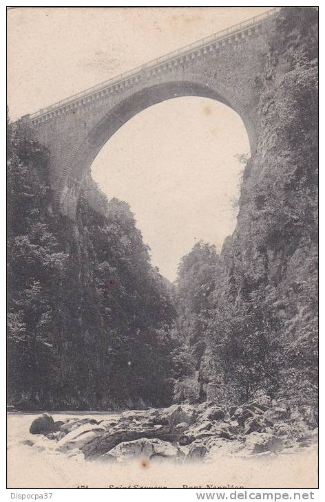 CPA-65-HAUTES-PYRENEES  - SAINT-SAUVEUR -Pont Napoléon - Autres & Non Classés