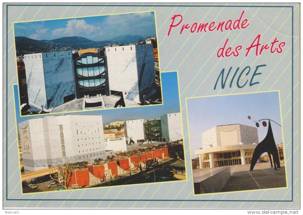 FRANCIA--NICE--PROMENADE DES ARTS--MUSEE D´ART MODERNE ET D´ART CONTEMPORAIN--THEATRE DE NICE--FG--V 20-8-90 - Museums