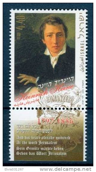 Israel - 2001, Michel/Philex No. : 1644 - MNH - *** - - Ungebraucht (mit Tabs)