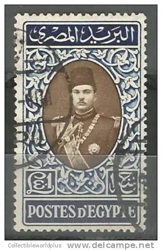 EGYPT STAMPS KING FAROUK CIVIL 1937 - 1944 USED 100 PIASTRES - SCOTT 240 - ONE POUND - MARGIN - YOUNG KING - BOY KING - Unused Stamps