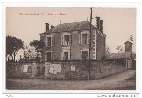 FAVEROLLES - Mairie Et Ecole - Other & Unclassified