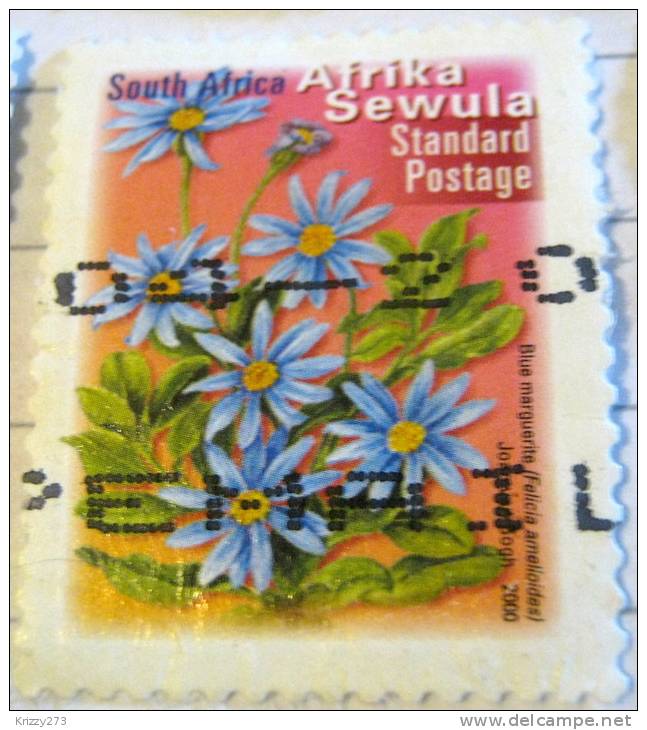 South Africa 2000 Blue Marguerite Standard - Used - Oblitérés