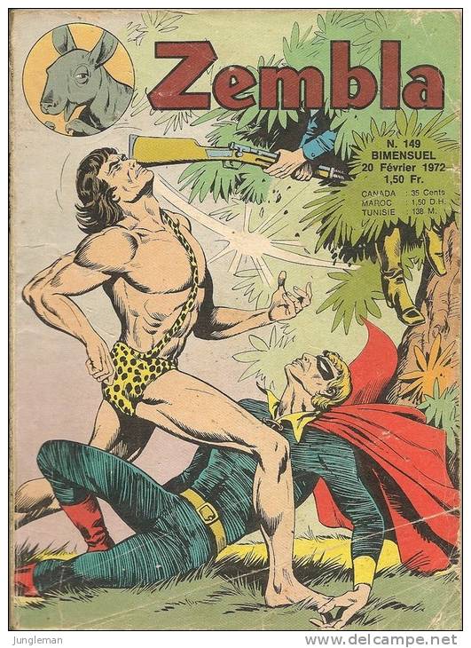 Zembla N° 149 - Editions LUG à Lyon - Février 1972 - Avec Aussi Dan Tempête Et Dick Demon - BE - Zembla