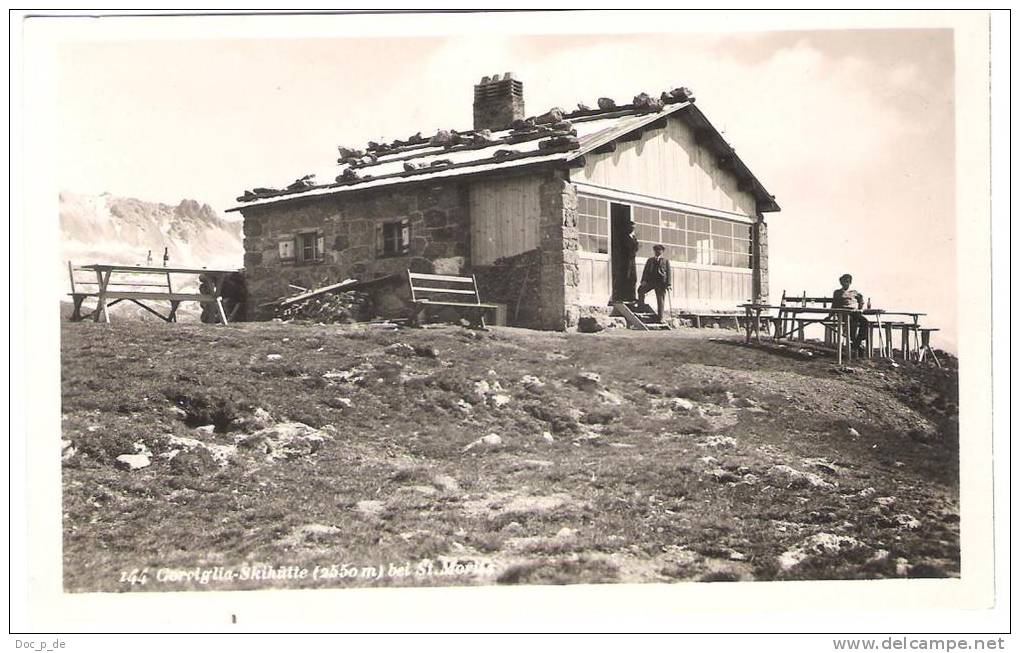 Schweiz - St. Moritz - Corviglia Skihütte - 1930 - St. Moritz