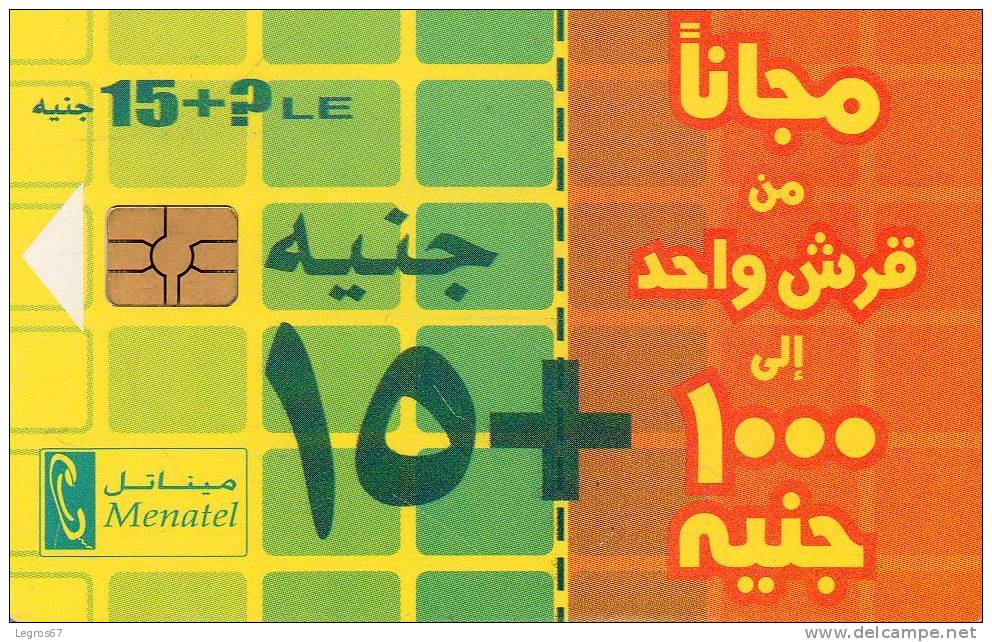 CARTE MENATEL EGYPTE 10 + - Egypte