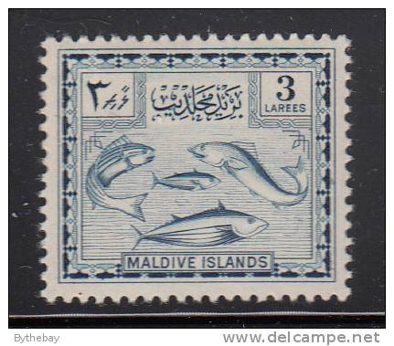 Maldives MNH Scott #29 3l Maldive Fish - Maldives (...-1965)