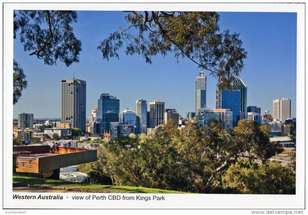 View Of Perth CBD From Kings Park, Western Australia - Gottschalk Unused - Perth