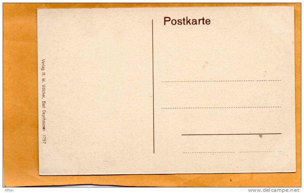 Bad Oeynhausen Am Kurpark 1905 Postcard - Bad Oeynhausen