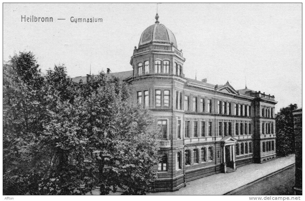 Heilbronn Gymnasium 1910 Postcard - Heilbronn