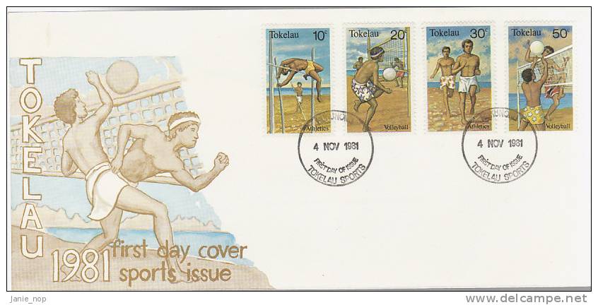 Tokelau 1981 Sports FDC - Tokelau