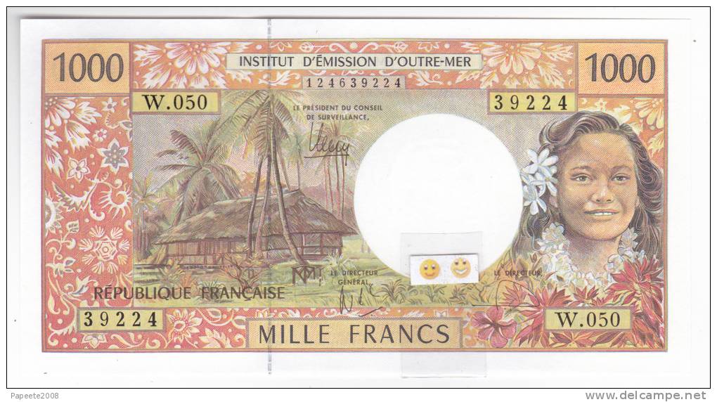 Polynésie Française / Tahiti - 1000 FCFP / W.050 / 2013 / Signatures: De Seze-Noyer-Besse - Neuf / Jamais Circulé - Französisch-Pazifik Gebiete (1992-...)