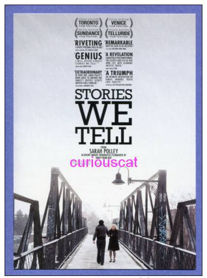 POSTCARD FILM CINEMA POSTER ADVERTISEMENT CARD For FILM Movie  STORIES WE TELL From SARAH POLLEY - Affiches Sur Carte
