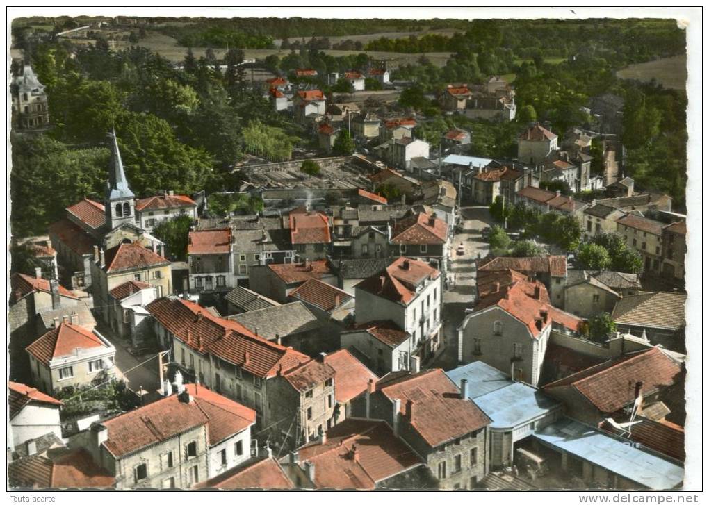 CPSM 42 ANDREZIEUX  VUE GÉNÉRALE EN AVION AU DESSUS DE   Grand Format 15 X 10,5 - Andrézieux-Bouthéon