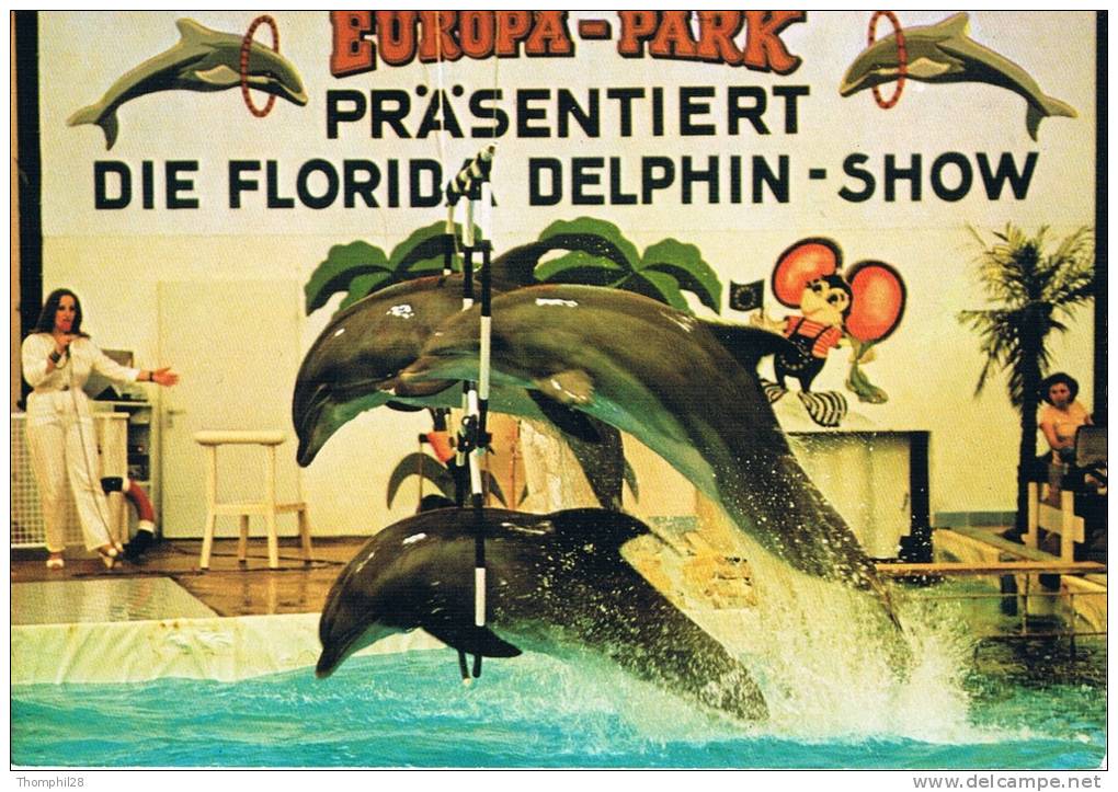 EUROPA-PARK - Freizet Und Familienpark - RUST/BADEN - Florida Delphin-Show - 2 Scans - Altri & Non Classificati