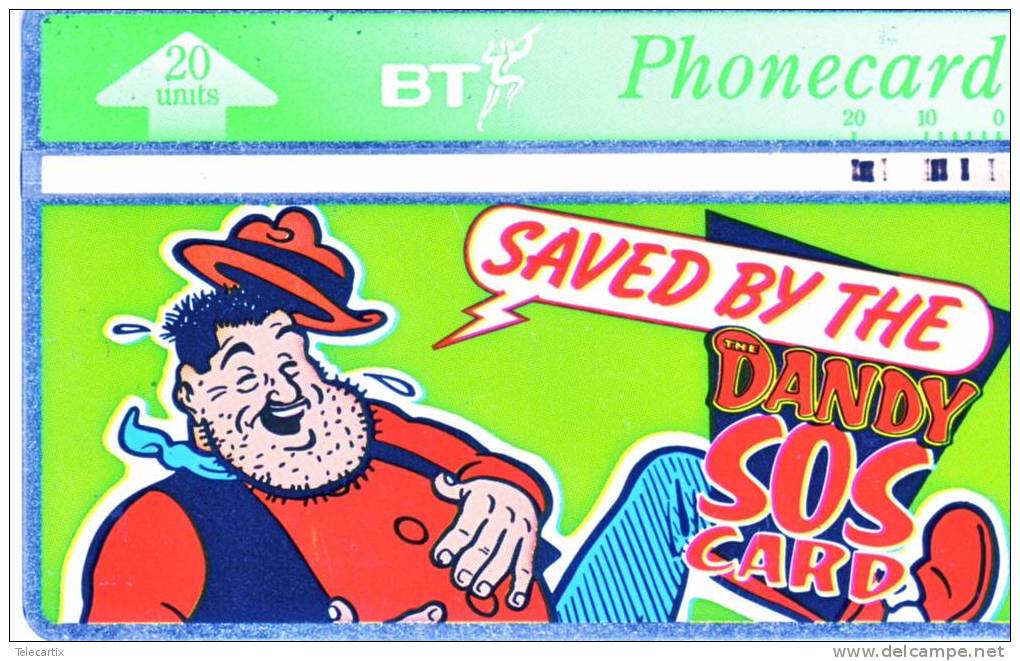 Royaume-Uni  BT Phonecard 20 Units "THE DANDY" Vide Et TTB **** N° Lot :508A31943 RARE **** - Sammlungen
