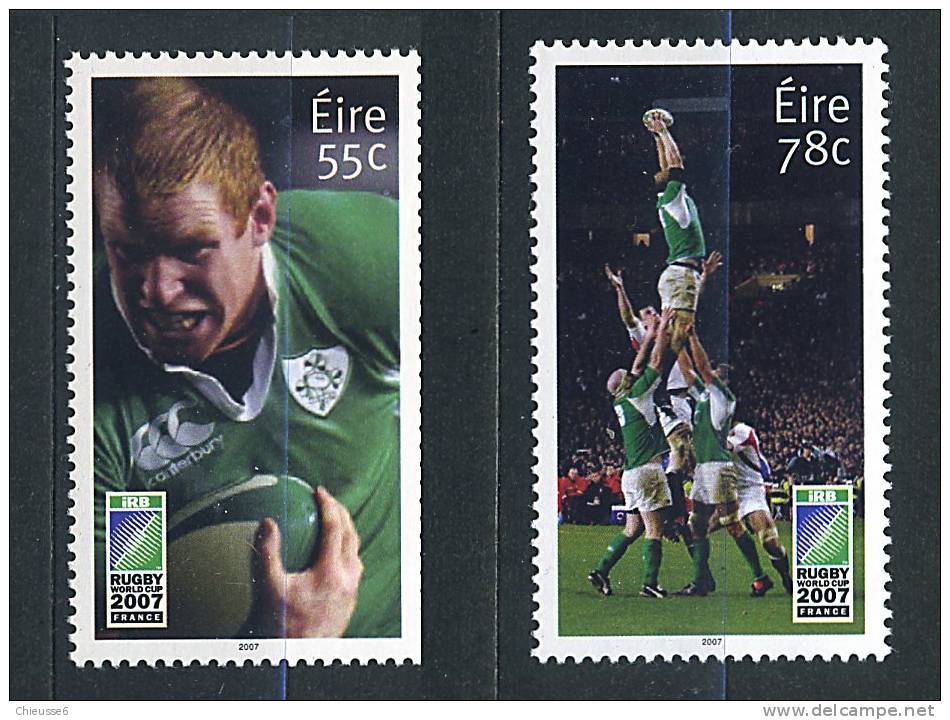 Irlande** N° 1792/1793 - Coupe Du Monde De Rugby (joueurs) - Nuovi