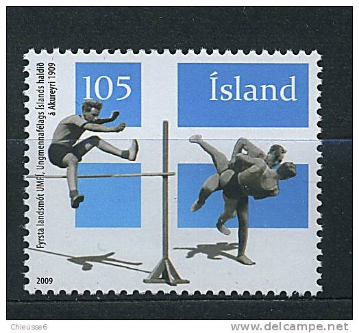 Islande** N° 1166 - Saut En Hauteur, Lutte - Nuevos