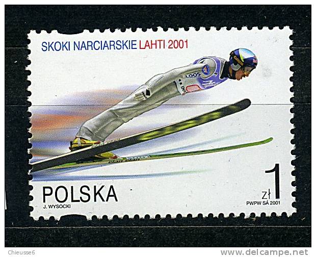 Pologne ** N° 3649 - Championats De Saut à Skis - Unused Stamps