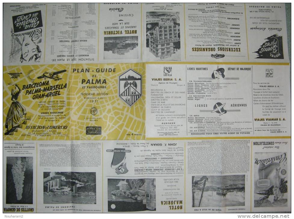 Carte Touristique Réf.14-092. Plan-guide De Palma Et Faubourg - Autres & Non Classés