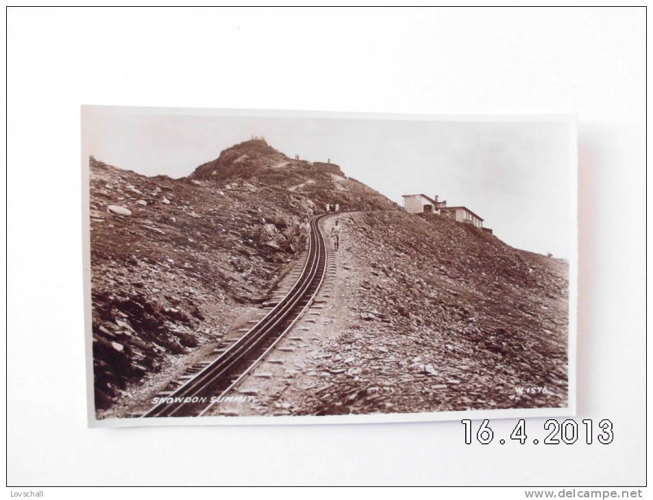 Gwynedd. - Snowdon Summit. - Unknown County