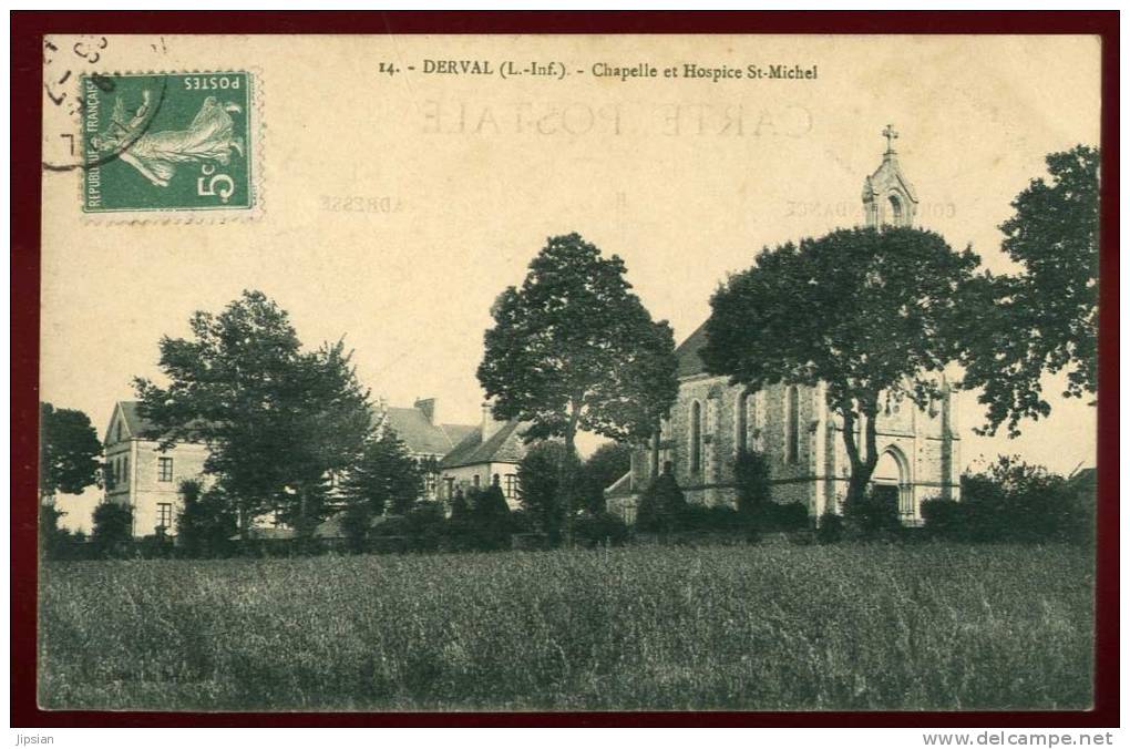 Cpa  Du  44  Derval  Chapelle Et Hospice St Michel        PUO16 - Derval