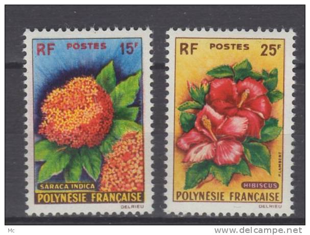 Polynésie N° 15 / 16 Luxe ** - Unused Stamps