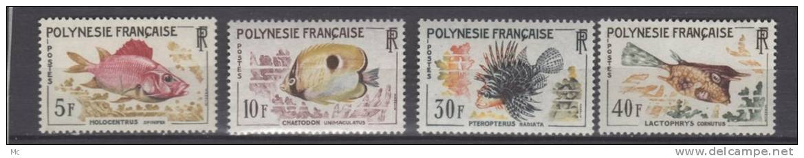 Polynésie N° 18 / 21 Luxe ** - Unused Stamps
