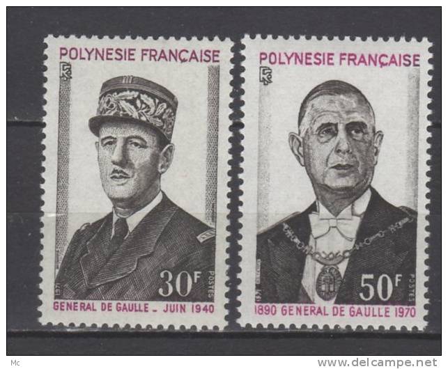 Polynésie N° 89 / 90 Luxe ** - Unused Stamps
